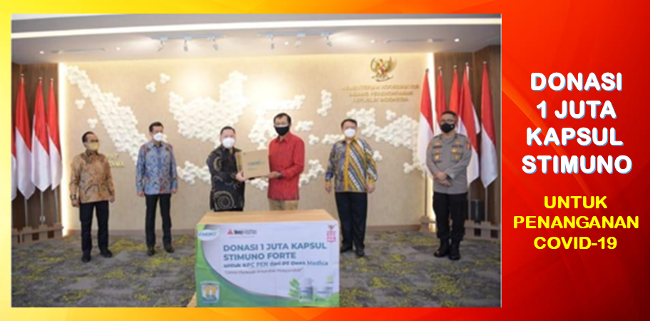 Dexa Medica Donasi Satu Juta Kapsul STIMUNO untuk Penanganan COVID-19