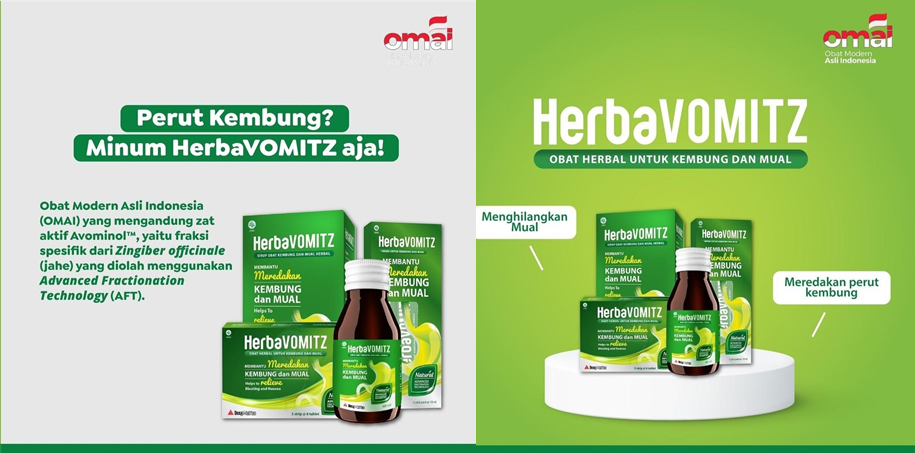 Perut Kita "Komat-Kamit" Minum Saja HerbaVOMITZ