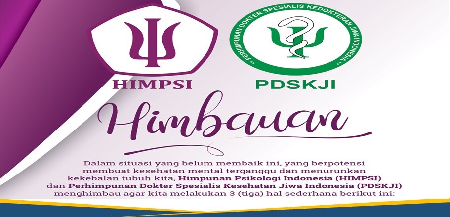 Himbauan Sederhana HIMPSI dan PDSKJI Saat COVID-19