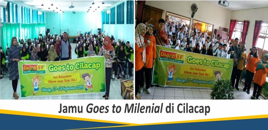 Gujati 59: Jamu Goes to School di Cilacap, Ajak Milenial Minum Jamu Gujati 59: Jamu Goes to School di Cilacap, Ajak Milenial Minum Jamu