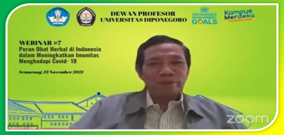 Dewan Profesor Undip Dorong Penggunaan Obat Herbal untuk COVID-19