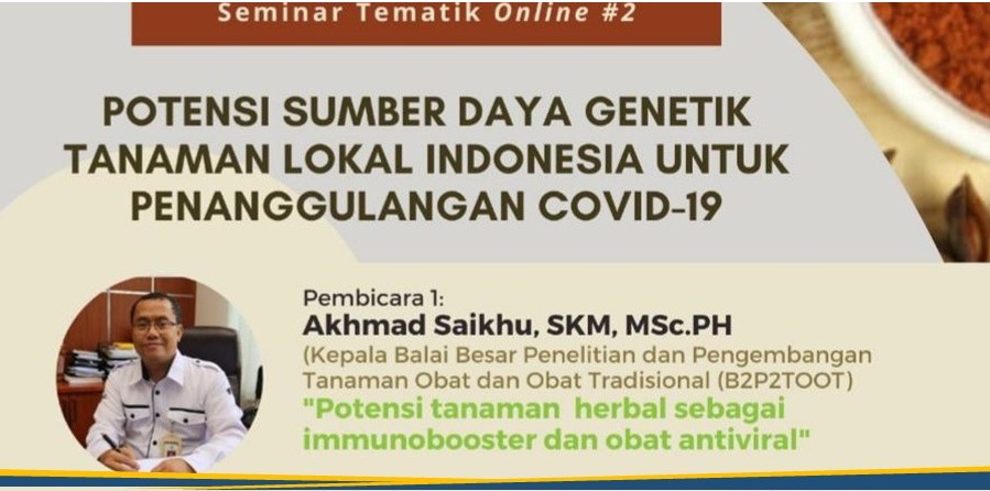 Potensi Tanaman Indonesia untuk Penanggulangan COVID-19