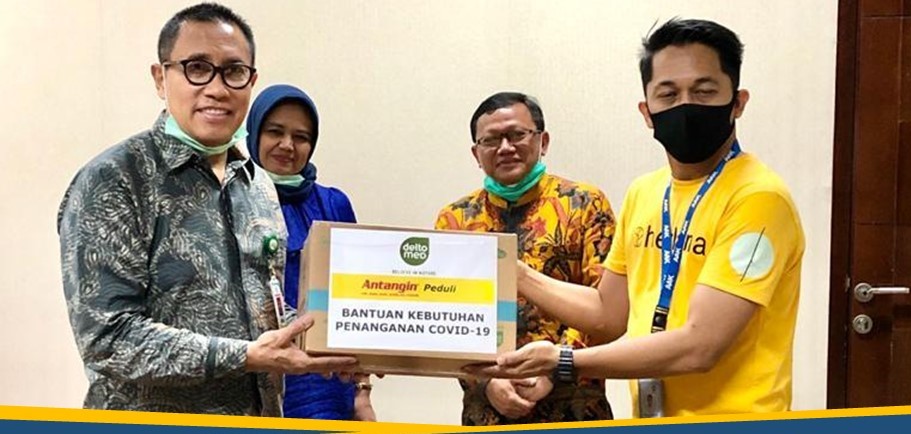 Pandemi Virus Corona: Deltomed Donasi Antangin JRG 110 Karton