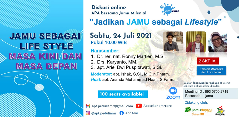 Jamu Sebagai LifeStyle Masa Kini dan Masa Depan Jamu Sebagai LifeStyle Masa Kini dan Masa Depan