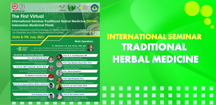 Profesor Berbagai Negara Presentasi Pada Seminar Obat Herbal