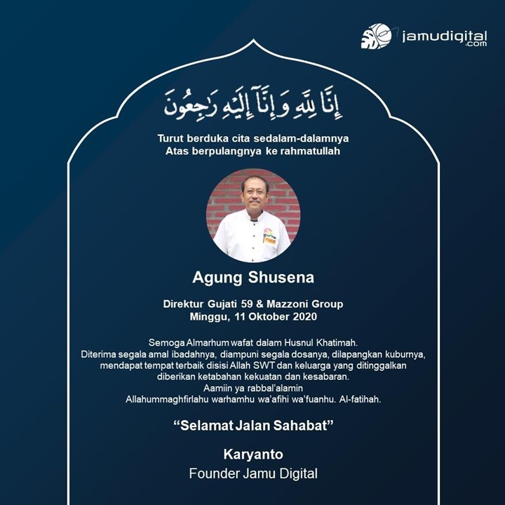 Selamat Jalan Mas Agung