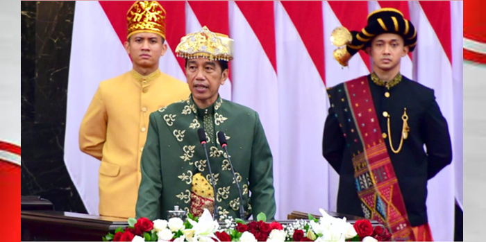 Presdien Joko Widodo di DPR 16 Agustus 2022