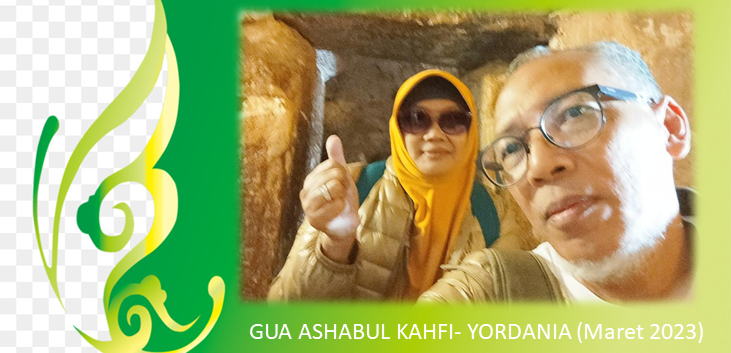 Gua Ashabul Kahfi Yordania, Karyanto dan Istri Gua Ashabul Kahfi Yordania, Karyanto dan Istri